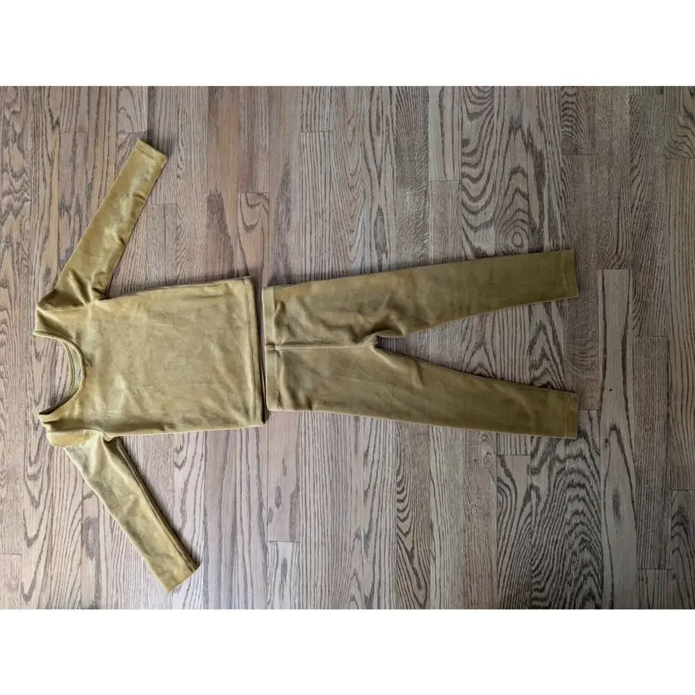 Tea Collection Velour Two-Piece Set Size 4